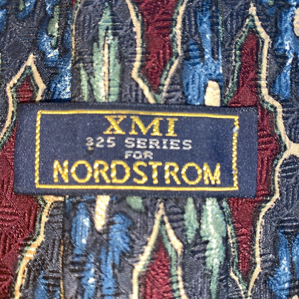 EUC XMI 325 Series for Nordstrom 100% Silk Tie - Picture 7 of 7
